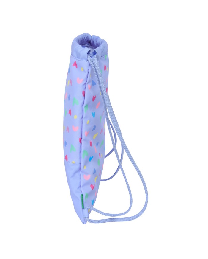 Zainetto con Cordini Benetton Lila Lilla 35 x 40 x 1 cm