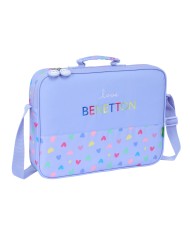 Zaino Scuola Benetton Lila Lilla 38 x 28 x 6 cm Zaino Scuola Benetton Lila Lilla 38 x 28 x 6 cm
