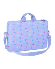 Valigetta per Portatile Benetton Lila Lilla 40 x 27 x 4 cm Valigetta per Portatile Benetton Lila Lilla 40 x 27 x 4 cm