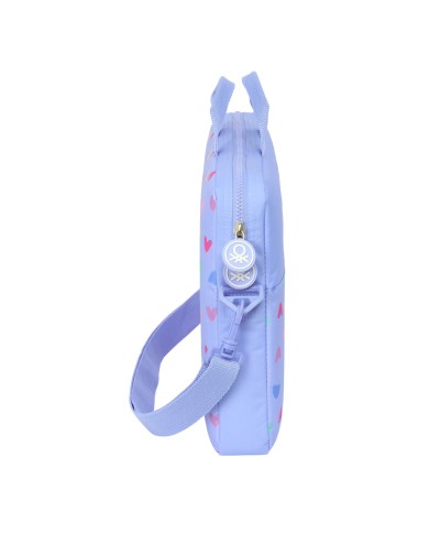 Valigetta per Portatile Benetton Lila Lilla 40 x 27 x 4 cm
