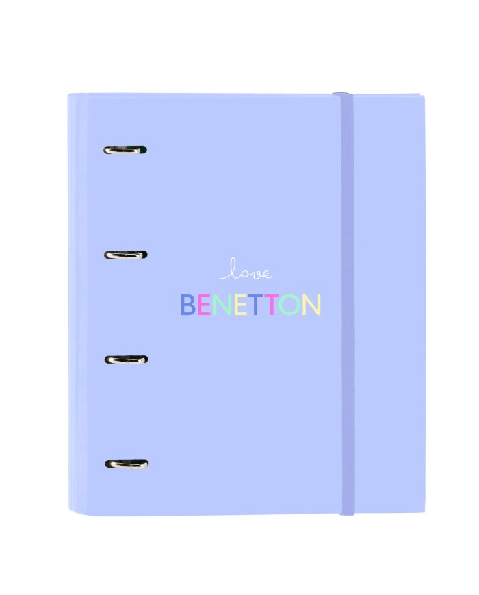 Raccoglitore ad anelli Benetton Lila Lilla 27 x 32 x 3.5 cm Raccoglitore ad anelli Benetton Lila Lilla 27 x 32 x 3.5 cm