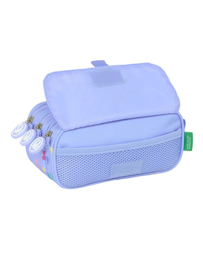Portaoggetti Triplo Benetton Lila Lilla 21,5 x 10 x 8 cm Portaoggetti Triplo Benetton Lila Lilla 21,5 x 10 x 8 cm