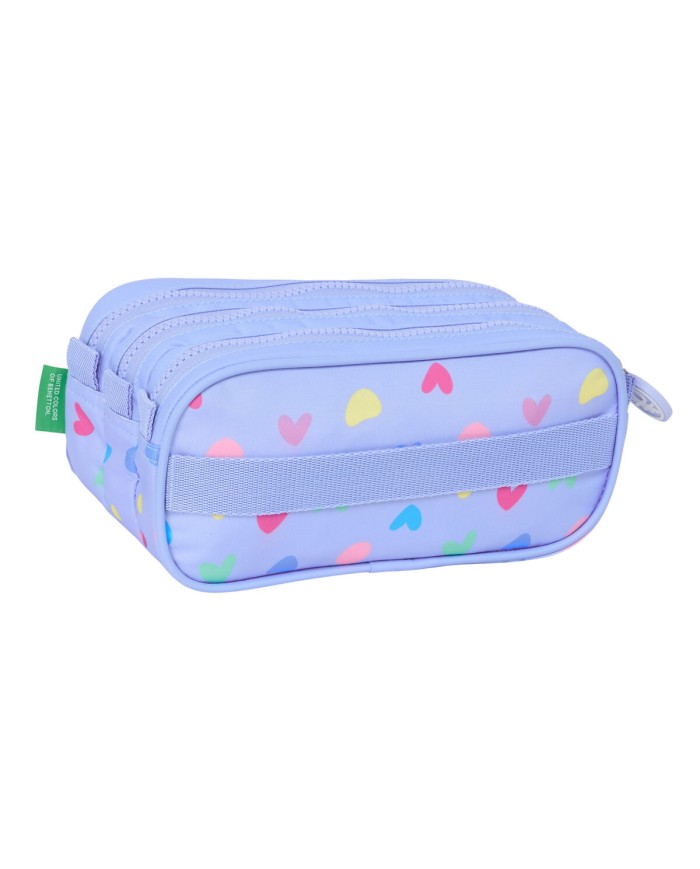 Portaoggetti Triplo Benetton Lila Lilla 21,5 x 10 x 8 cm Portaoggetti Triplo Benetton Lila Lilla 21,5 x 10 x 8 cm
