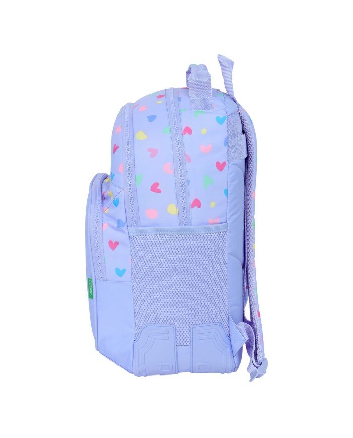 Zaino Scuola Benetton Lila Lilla 32 x 42 x 15 cm Zaino Scuola Benetton Lila Lilla 32 x 42 x 15 cm