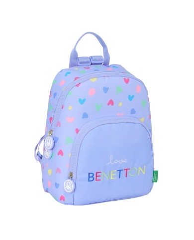 Zaino Casual Benetton Lila Lilla 25 x 30 x 13 cm