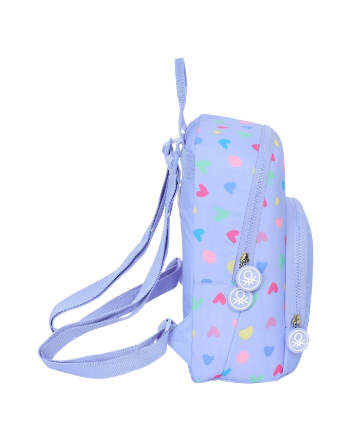 Zaino Casual Benetton Lila Lilla 25 x 30 x 13 cm Zaino Casual Benetton Lila Lilla 25 x 30 x 13 cm