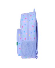 Zaino Scuola Benetton Lila Lilla 30 x 46 x 14 cm Zaino Scuola Benetton Lila Lilla 30 x 46 x 14 cm