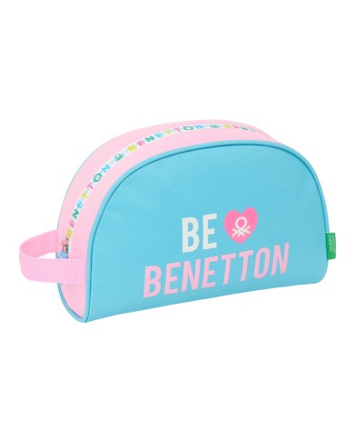 Necessaire da Viaggio Benetton Unique Rosa Turchese 28 x 18 x 10 cm Necessaire da Viaggio Benetton Unique Rosa Turchese 28 x 18 x 10 cm