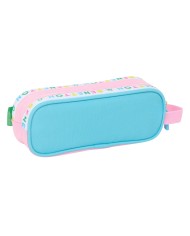 Portaoggetti Doppio Benetton Unique Rosa Turchese 21 x 8 x 6 cm