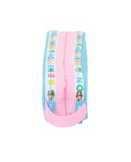 Portaoggetti Doppio Benetton Unique Rosa Turchese 21 x 8 x 6 cm