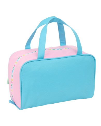 Necessaire da Viaggio Benetton Unique Rosa Turchese 31 x 14 x 19 cm Necessaire da Viaggio Benetton Unique Rosa Turchese 31 x 14 x 19 cm