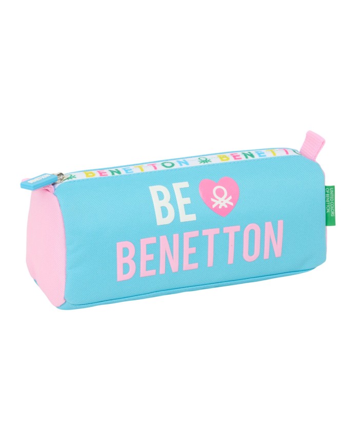 Necessaire Benetton Unique Rosa Turchese 21 x 8 x 7 cm