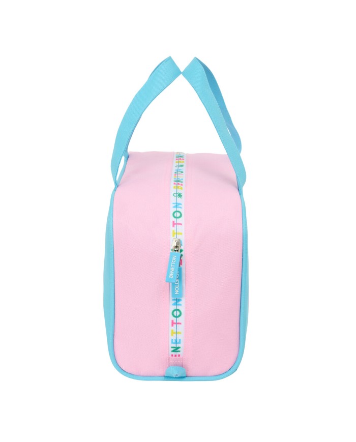 Necessaire da Viaggio Benetton Unique Rosa Turchese 31 x 14 x 19 cm