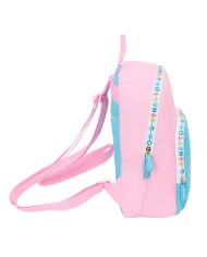 Zaino Casual Benetton Unique Rosa Turchese 25 x 30 x 13 cm Zaino Casual Benetton Unique Rosa Turchese 25 x 30 x 13 cm