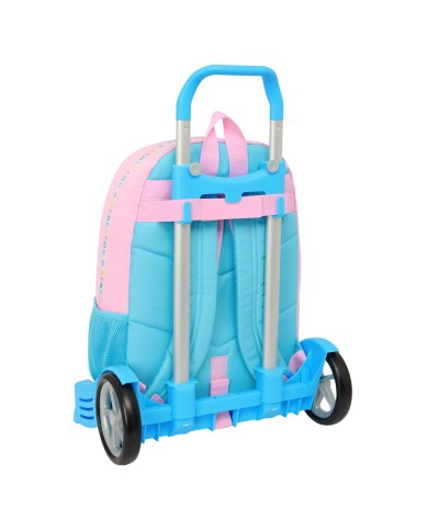 Trolley per la Scuola Benetton Unique Rosa Turchese 30 x 46 x 14 cm Trolley per la Scuola Benetton Unique Rosa Turchese 30 x 46 x 14 cm