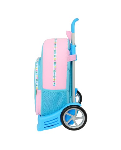 Trolley per la Scuola Benetton Unique Rosa Turchese 30 x 46 x 14 cm Trolley per la Scuola Benetton Unique Rosa Turchese 30 x 46 x 14 cm