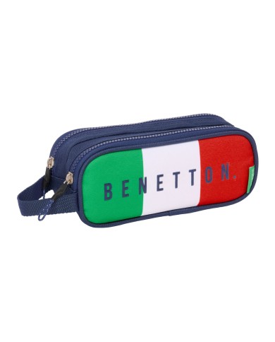 Portaoggetti Doppio Benetton Flag Blu Marino 21 x 8 x 6 cm Portaoggetti Doppio Benetton Flag Blu Marino 21 x 8 x 6 cm