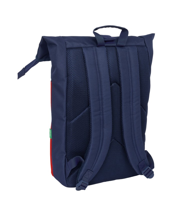 Zaino per Portatile Benetton Flag Blu Marino 28 x 42 x 13 cm