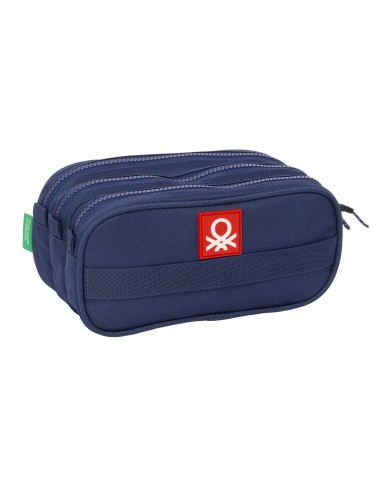 Portaoggetti Triplo Benetton Flag Blu Marino 21,5 x 10 x 8 cm Portaoggetti Triplo Benetton Flag Blu Marino 21,5 x 10 x 8 cm