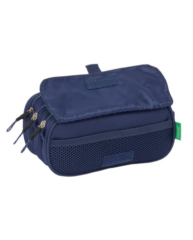 Portaoggetti Triplo Benetton Flag Blu Marino 21,5 x 10 x 8 cm Portaoggetti Triplo Benetton Flag Blu Marino 21,5 x 10 x 8 cm