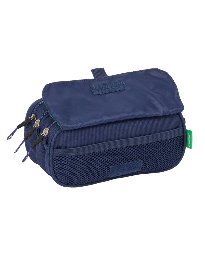 Portaoggetti Triplo Benetton Flag Blu Marino 21,5 x 10 x 8 cm Portaoggetti Triplo Benetton Flag Blu Marino 21,5 x 10 x 8 cm
