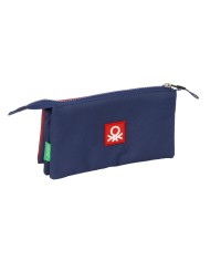 Portaoggetti Triplo Benetton Flag Blu Marino 22 x 12 x 3 cm Portaoggetti Triplo Benetton Flag Blu Marino 22 x 12 x 3 cm