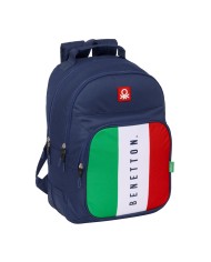 Trolley per la Scuola Benetton Flag Blu Marino 32 x 44 x 16 cm Trolley per la Scuola Benetton Flag Blu Marino 32 x 44 x 16 cm