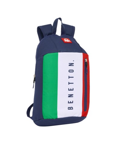 Zaino Casual Benetton Flag Blu Marino 22 x 39 x 10 cm