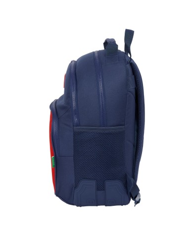 Zaino Scuola Benetton Flag Blu Marino 32 x 42 x 15 cm Zaino Scuola Benetton Flag Blu Marino 32 x 42 x 15 cm