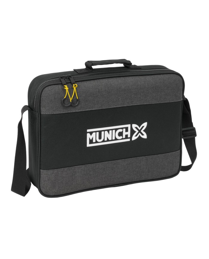 Borsa per la scuola Munich Topo Nero 38 x 28 x 6 cm Borsa per la scuola Munich Topo Nero 38 x 28 x 6 cm