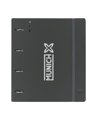 Raccoglitore ad anelli Munich Topo Nero 27 X 32 X 4 cm Raccoglitore ad anelli Munich Topo Nero 27 X 32 X 4 cm