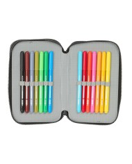 Astuccio per la Scuola con Accessori Munich Topo Nero 12.5 x 19.5 x 4 cm 29 Pezzi Astuccio per la Scuola con Accessori Munich Topo Nero 12.5 x 19.5 x 4 cm 29 Pezzi