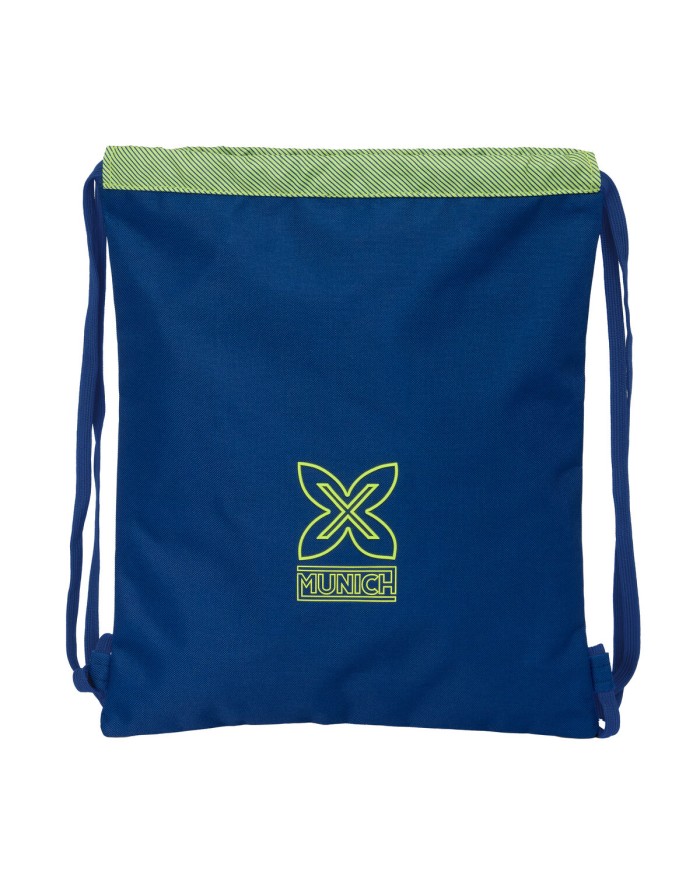 Zainetto con Cordini Munich North Blu Marino 35 x 40 x 1 cm