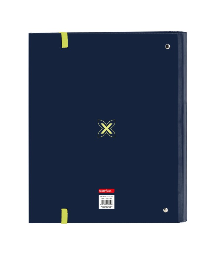 Raccoglitore ad anelli Munich North Blu Marino 27 x 32 x 3.5 cm