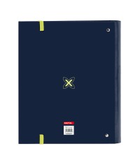 Raccoglitore ad anelli Munich North Blu Marino 27 x 32 x 3.5 cm