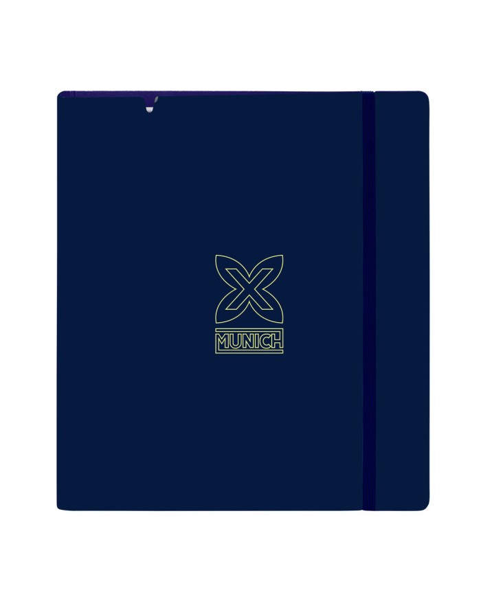 Raccoglitore ad anelli Munich North Blu Marino 27 X 32 X 4 cm Raccoglitore ad anelli Munich North Blu Marino 27 X 32 X 4 cm