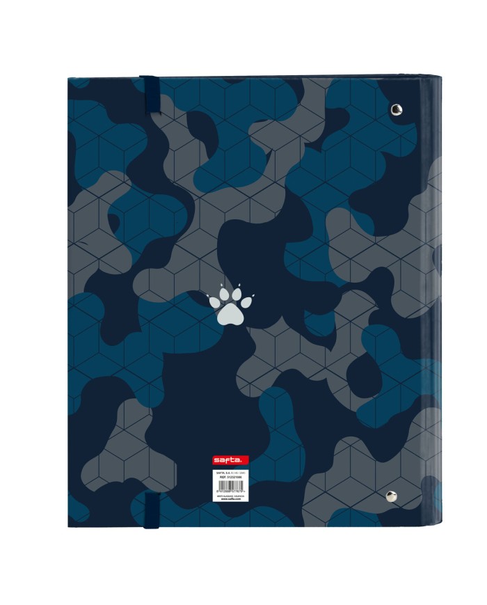 Raccoglitore ad anelli Kelme Epic Blu Marino 27 x 32 x 3.5 cm