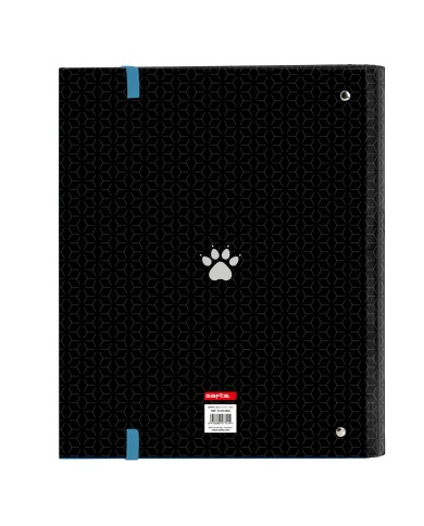 Raccoglitore ad anelli Kelme Iron Nero 27 x 32 x 3.5 cm