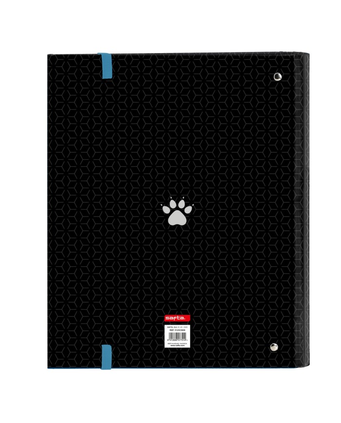 Raccoglitore ad anelli Kelme Iron Nero 27 x 32 x 3.5 cm