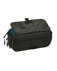 Portaoggetti Triplo Kelme Iron Nero 21,5 x 10 x 8 cm Portaoggetti Triplo Kelme Iron Nero 21,5 x 10 x 8 cm