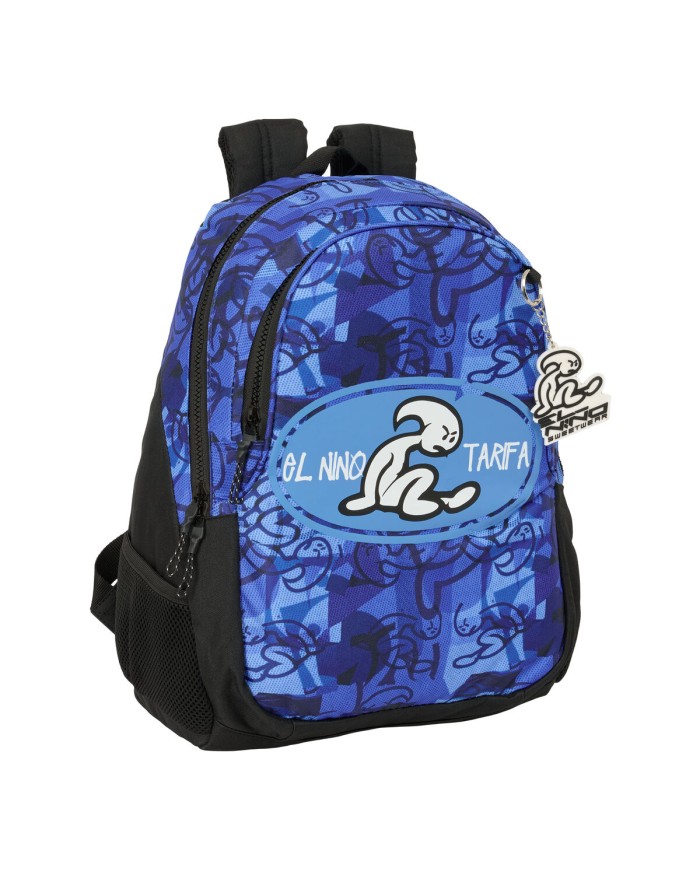 Zaino Scuola El Niño Roller Azzurro Nero 32 x 44 x 16 cm Zaino Scuola El Niño Roller Azzurro Nero 32 x 44 x 16 cm