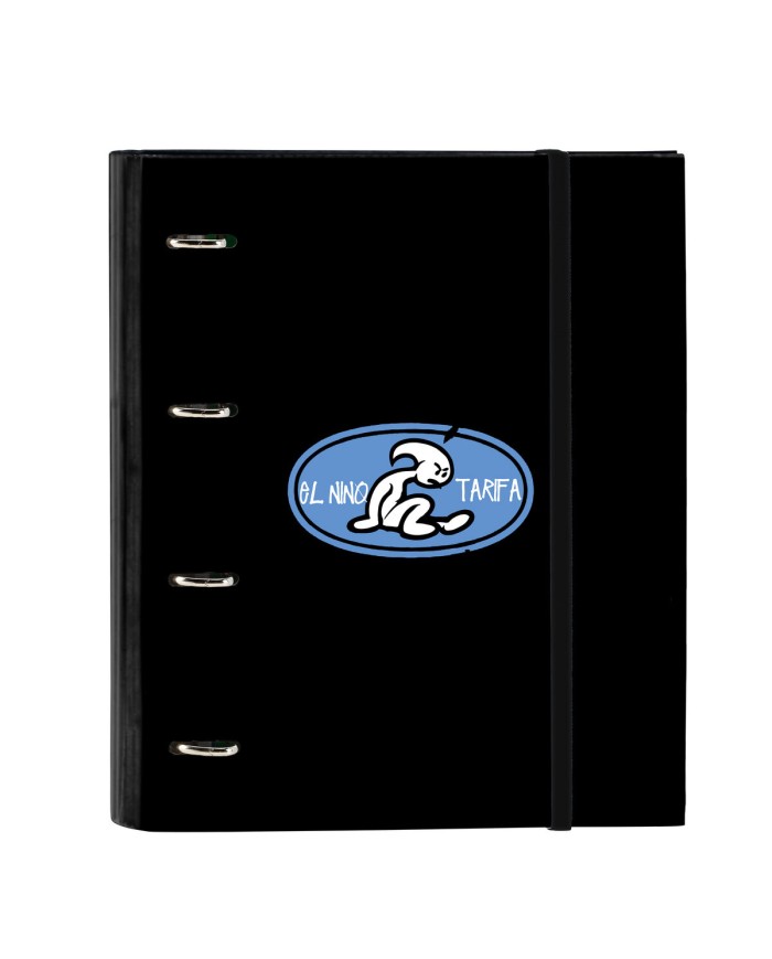 Raccoglitore ad anelli El Niño Roller Azzurro Nero 27 x 32 x 3.5 cm Raccoglitore ad anelli El Niño Roller Azzurro Nero 27 x 32 x 3.5 cm