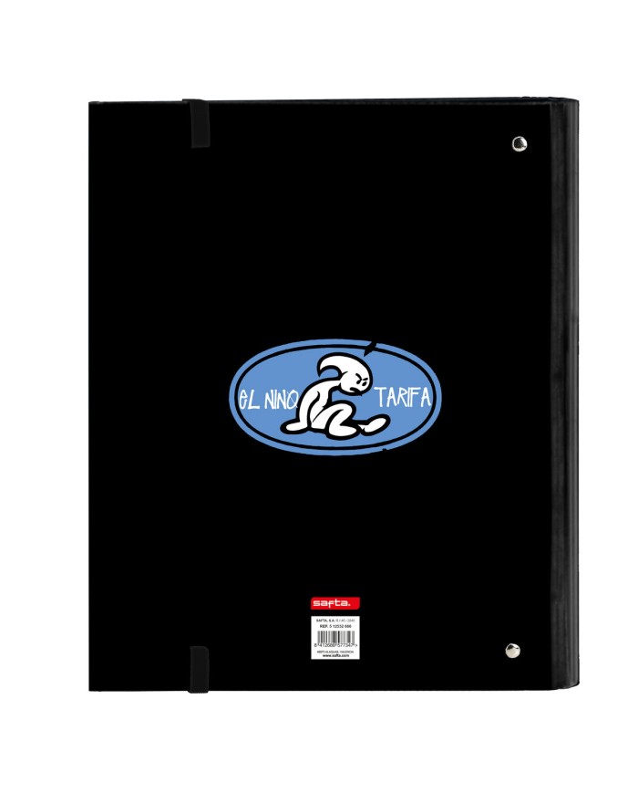 Raccoglitore ad anelli El Niño Roller Azzurro Nero 27 x 32 x 3.5 cm Raccoglitore ad anelli El Niño Roller Azzurro Nero 27 x 32 x 3.5 cm