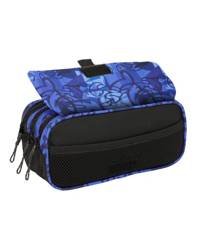 Portaoggetti Triplo El Niño Roller Azzurro Nero 21,5 x 10 x 8 cm Portaoggetti Triplo El Niño Roller Azzurro Nero 21,5 x 10 x 8 cm