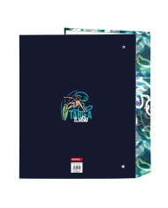 Raccoglitore ad anelli El Niño Kook Blu Marino A4 27 x 33 x 6 cm