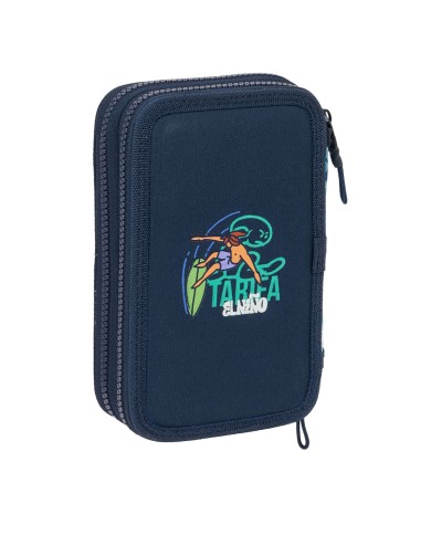 Astuccio per la Scuola con Accessori El Niño Kook Blu Marino 12,5 x 19,5 x 4 cm 29 Pezzi Astuccio per la Scuola con Accessori El Niño Kook Blu Marino 12,5 x 19,5 x 4 cm 29 Pezzi