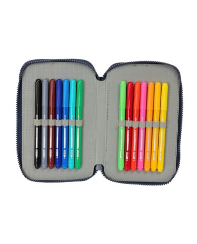 Astuccio per la Scuola con Accessori El Niño Kook Blu Marino 12,5 x 19,5 x 4 cm 29 Pezzi Astuccio per la Scuola con Accessori El Niño Kook Blu Marino 12,5 x 19,5 x 4 cm 29 Pezzi