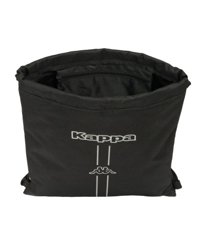 Zainetto con Cordini Kappa Dark Nero 35 x 40 x 1 cm