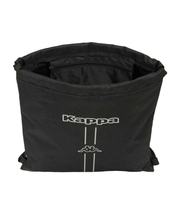 Zainetto con Cordini Kappa Dark Nero 35 x 40 x 1 cm Zainetto con Cordini Kappa Dark Nero 35 x 40 x 1 cm