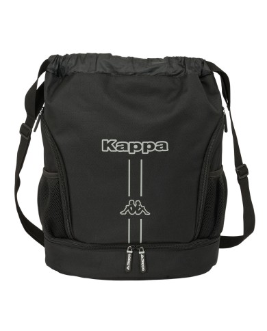 Zainetto con Cordini Kappa Dark Nero 35 x 40 x 1 cm